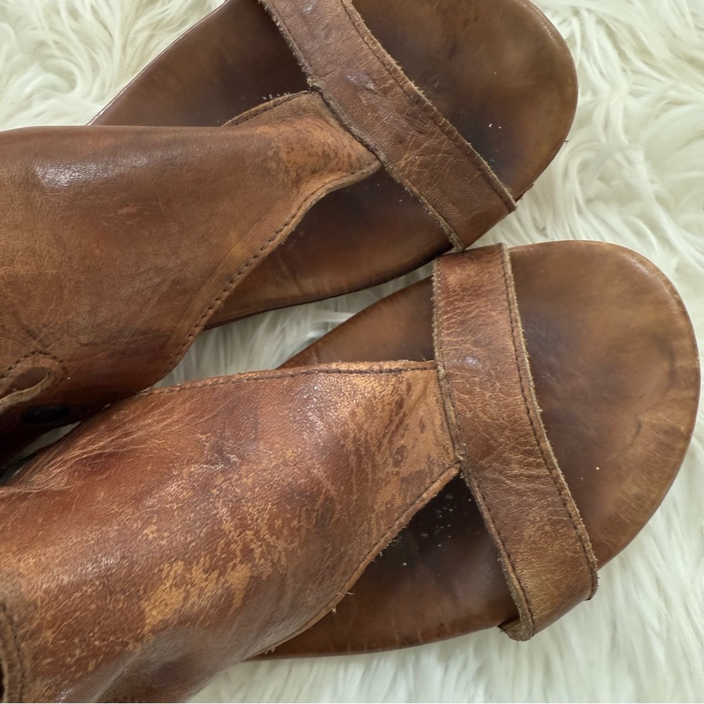 Bed Stu Soto Sandal Tan Rustic Leather - Picture 5 of 6